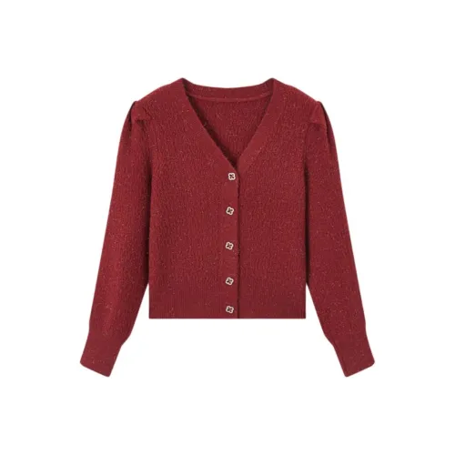 EICHITOO Трикотаж Женский Темно-Красный