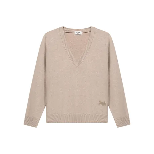 CELINE SS21 Трикотаж Женский Овсяный