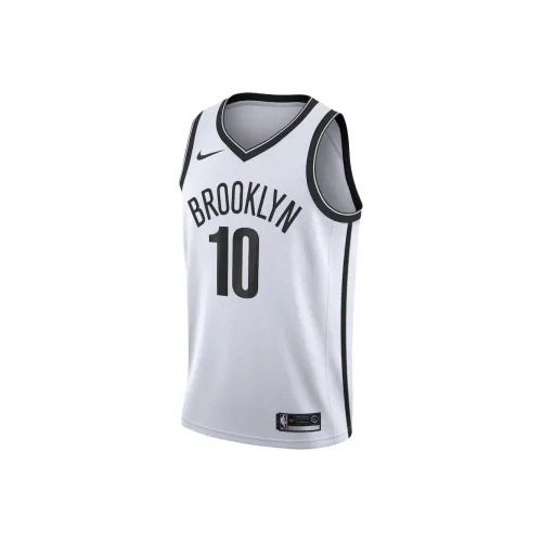 NBA x Nike Brooklyn Nets Association Edition Swingman Баскетбольная Джерси Мужская Белая