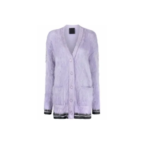 GIVENCHY FW21 Свободный крой Свитер Женский Фиолетовый