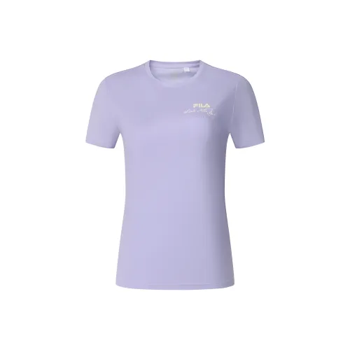 FILA Fitness Series Горчичный Фиолетовый Женские T-рубашки