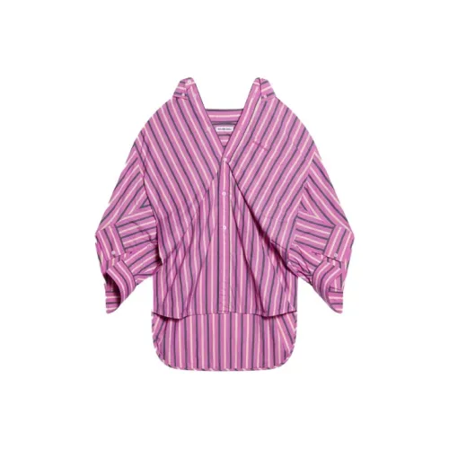 Balenciaga BB CORP FW21 Рубашка Женская Розовая