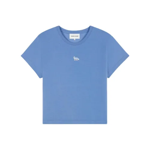 Maison Kitsune Стандартная T-рубашка Женская Синяя