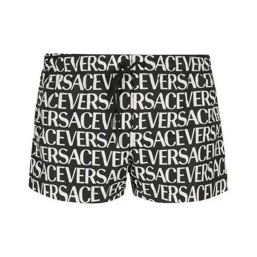 VERSACE Повседневные шорты Мужские Черные