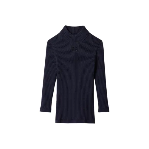 MIU MIU Свитер Женский Морской Синий