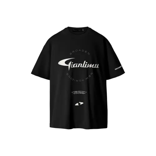 QIANLIMU Рукав с оборванным плечом T-рубашка Унисекс Выпускной Season