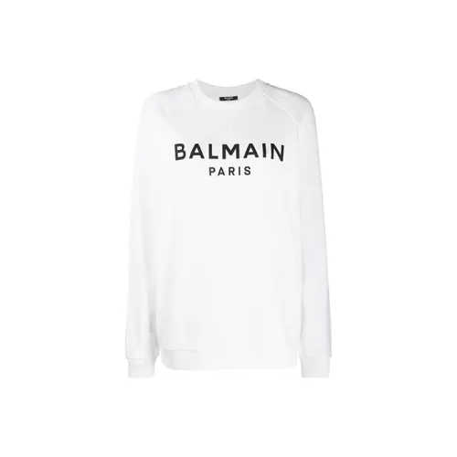 BALMAIN Белый Женские Толстовки