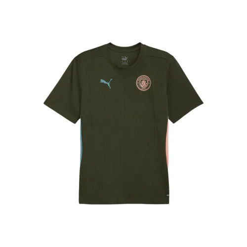PUMA Manchester City FW24 Футбол Джерси Мужской Зеленый