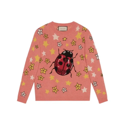 GUCCI Розовые Женские Свитеры