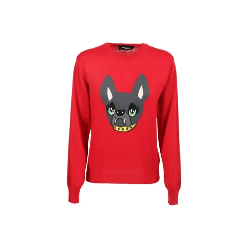 DSQUARED 2 FW22 Свитер Женский Красный