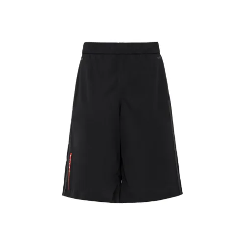 PRADA Черные Мужские Повседневные Шорты