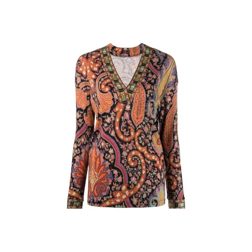 ETRO Многоцветные Женские Кашемировые Свитеры