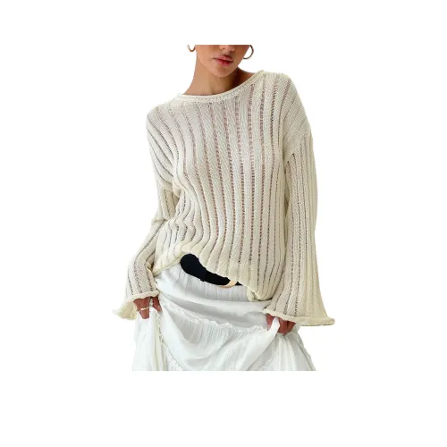 PRINCESS POLLY Ambra Свитер Трикотаж Женский Кремовый Кремовый