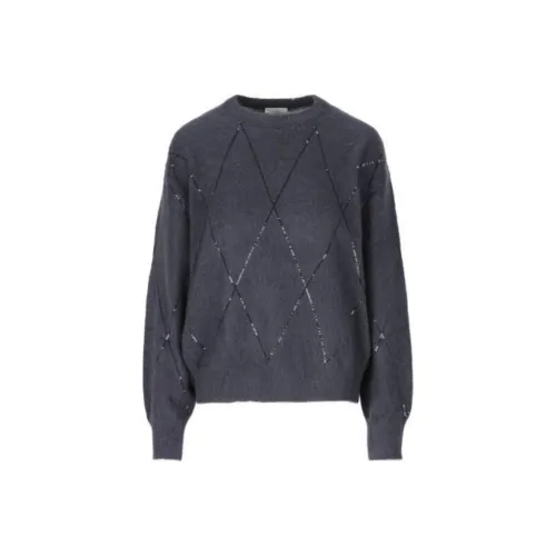 BRUNELLO CUCINELLI Свитер Женский Темно-Серый