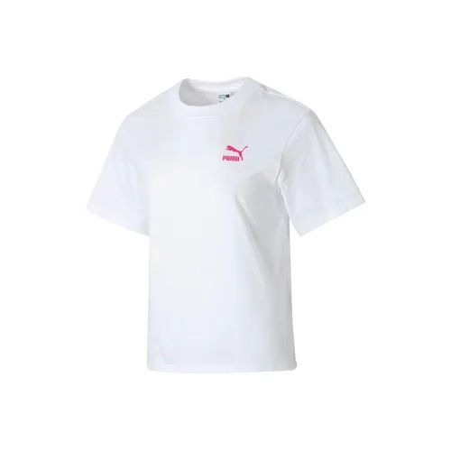 PUMA CLASSICS Белые Женские Футболки