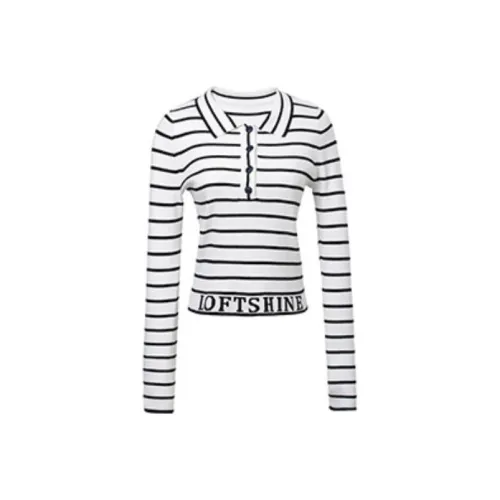 LOFT SHINE FW22 Slim Fit Трикотаж Женский Белый