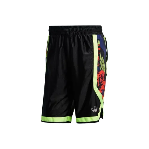 Adidas Originals Повседневные шорты Мужские Черный Зеленый Солнечный Красный