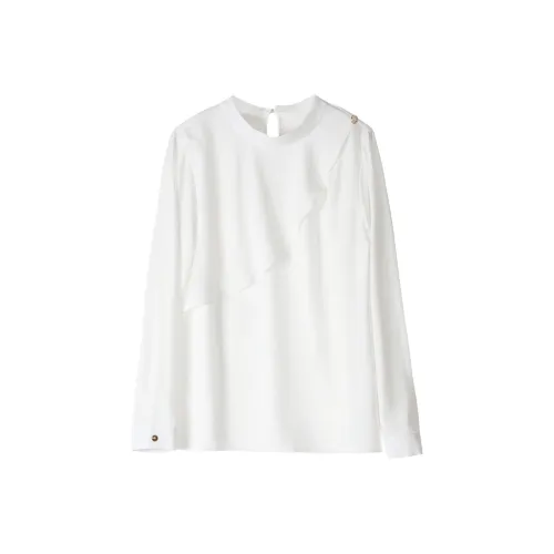 Wbwq Белые Женские Рубашки