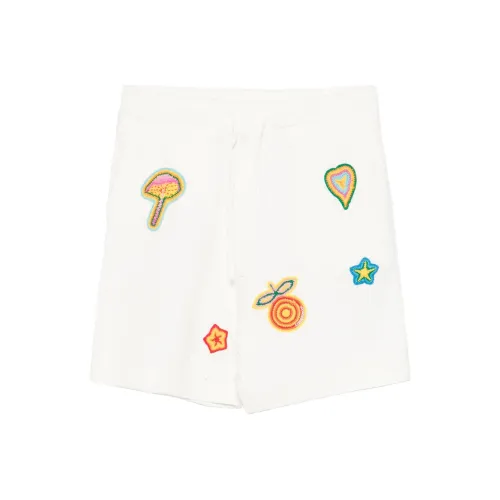 CASABLANCA SS25 Повседневные шорты Мужские Белые