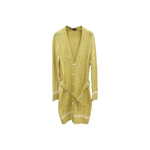 CHANEL Желтый Женская Трикотажная Одежда