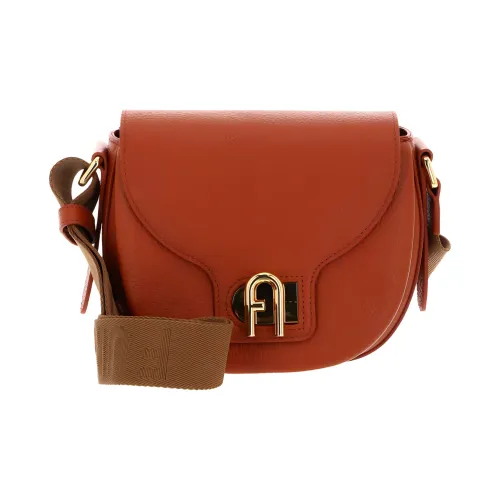 Furla Кожа Сумка через плечо Мини Женская Оранжевая