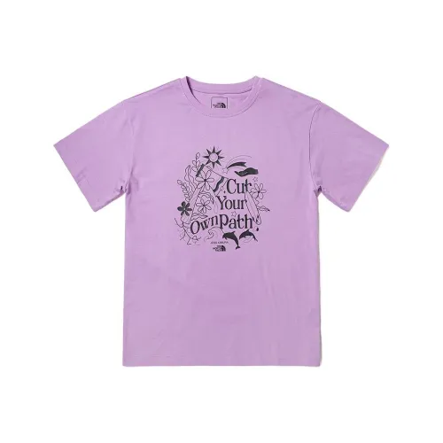 THE NORTH FACE T-Shirt Женская Фиолетовая