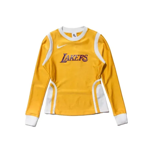 NIKE Золотой Женские Свитшоты