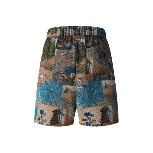 ArcaneFunk Повседневные шорты унисекс Ван Дайк Браун