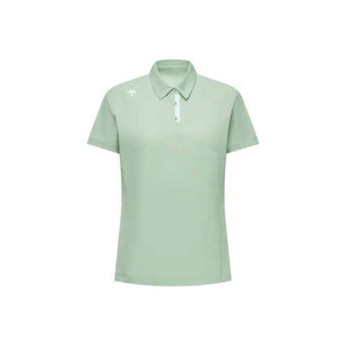 DESCENTE Комплект с короткими рукавами рубашка женский