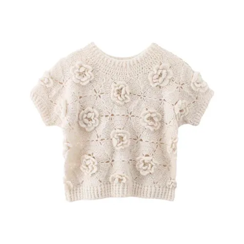 Fish Rabbits Трикотаж Женские Белые