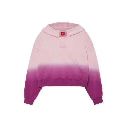 LINING Кораллово-розовый Explosive Фиолетовый Женские Толстовки