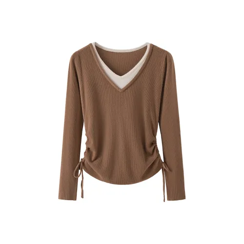 Cypress House Трикотаж Женский Верблюжий