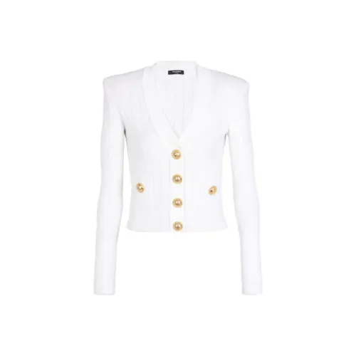 BALMAIN SS22 Трикотаж Женский Белый