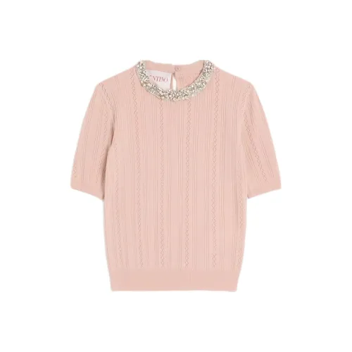 Valentino FW24 Свитер Женский Нюдовый