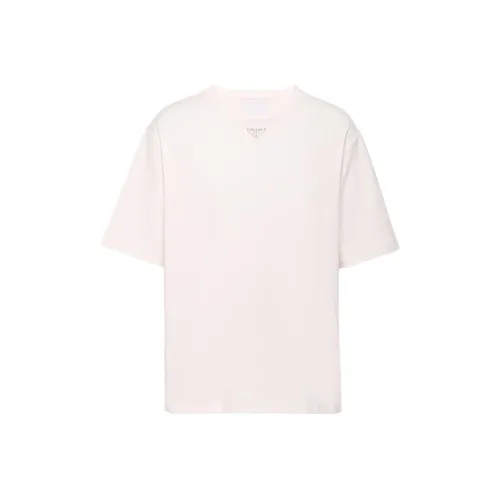 PRADA Лепесток Розовый Мужская T-Рубашка