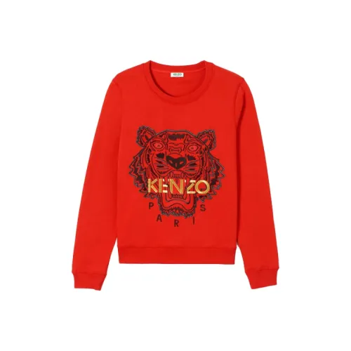KENZO Женские свитшоты красного цвета