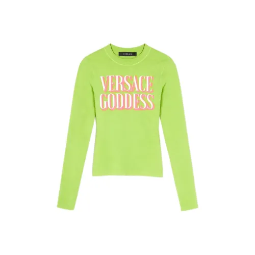 VERSACE Зеленые Женские Футболки