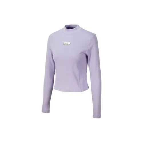 PUMA T-Shirt Женская Светло-фиолетовая