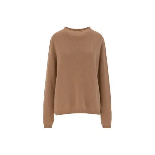 'S MAX MARA Свободный крой Трикотаж Женский Карамель