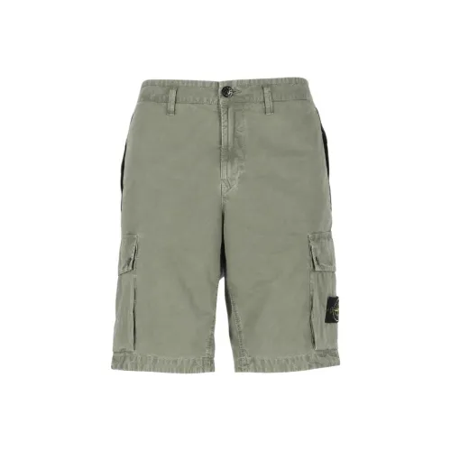 Stone Island Зеленые Мужские Повседневные Шорты