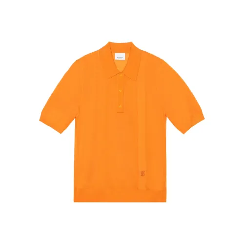 Burberry Поло Женское Оранжевое