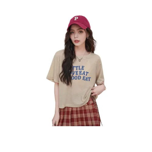 FAWENXIANGZI Т-рубашка с оборванным рукавом женская