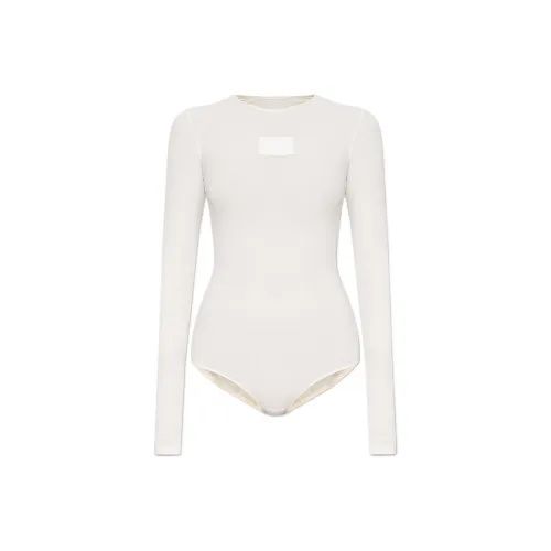 MM6 Maison Margiela Экрю Женские Боди