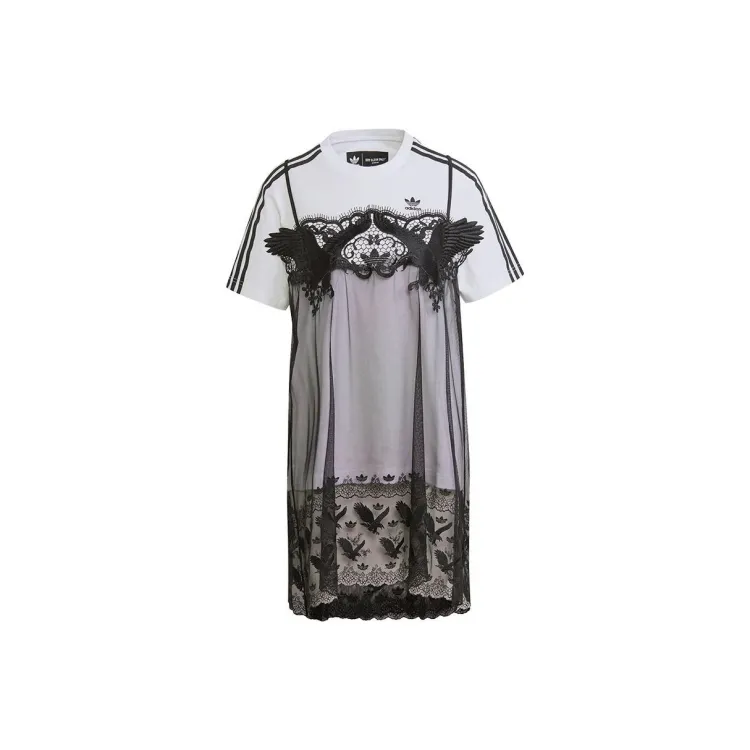 chinese dress ladies Bardot Karoline Lace Hourglass Dress in Orchid White  TrenLend