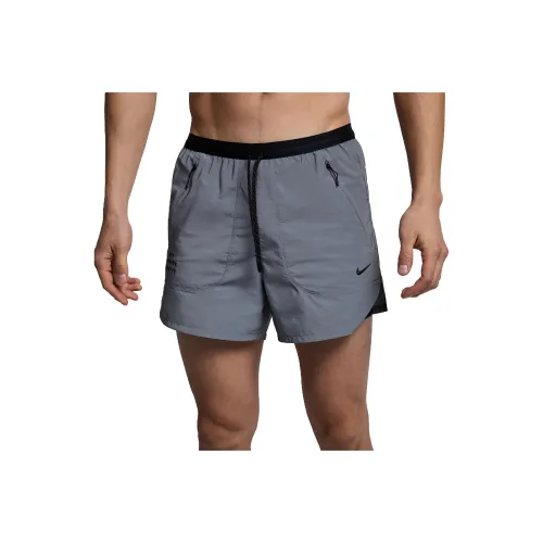 nike Dri FIT ADV Бег Division Повседневные шорты Мужские Отражающие Серебряный Черный