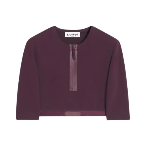 Lanvin T Рубашка Женская Бордового Цвета