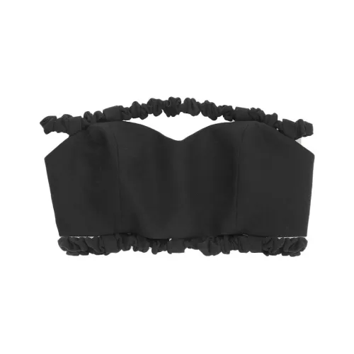 GANNI Черные Женские Топы без бретелек