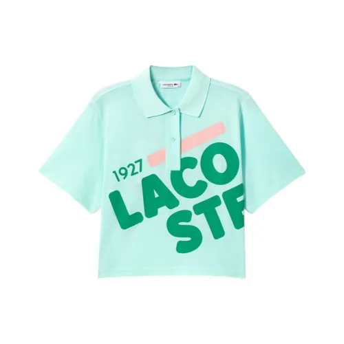 LACOSTE Озерно-голубой Женские Поло