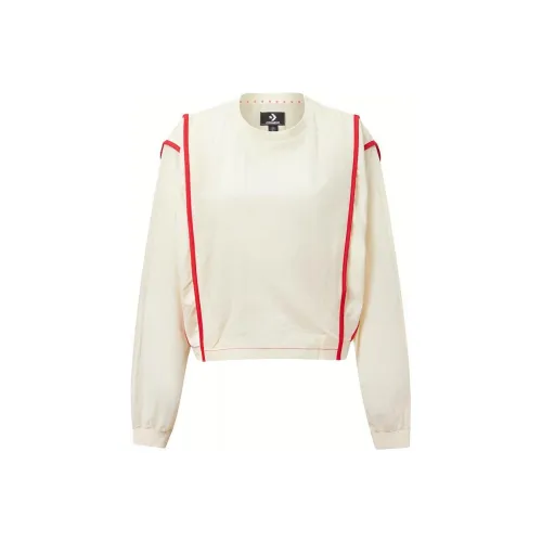 Конверс Свитшот Женский Молочный Белый