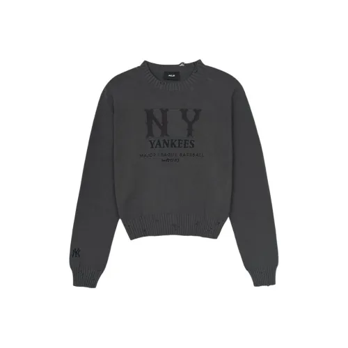 MLB New York Yankees Свитер Женский Темно-Угольный Серый